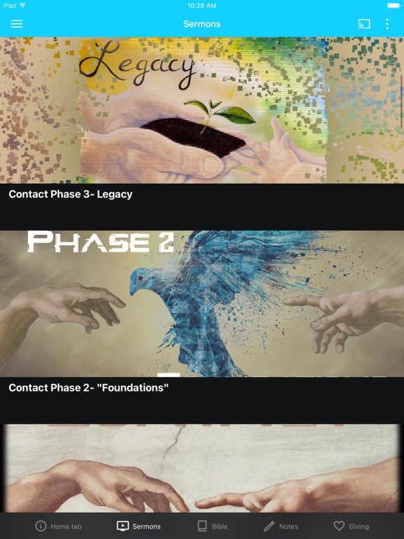 Greenview Church App iPad screenshot 2 - Lifestyle app