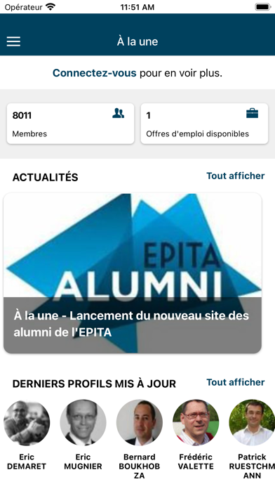 EPITA-Alumni Screenshot
