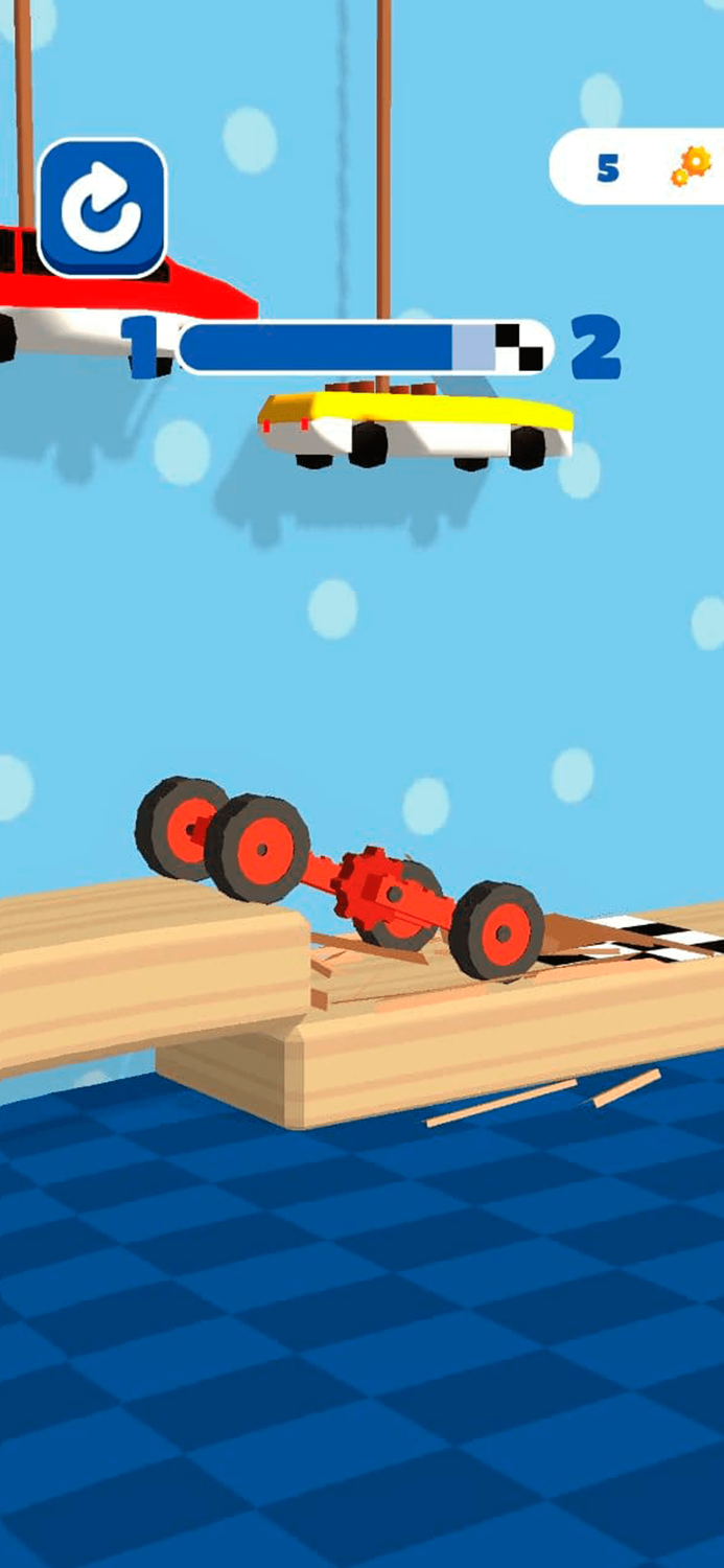 Folding Car Racing puzzle