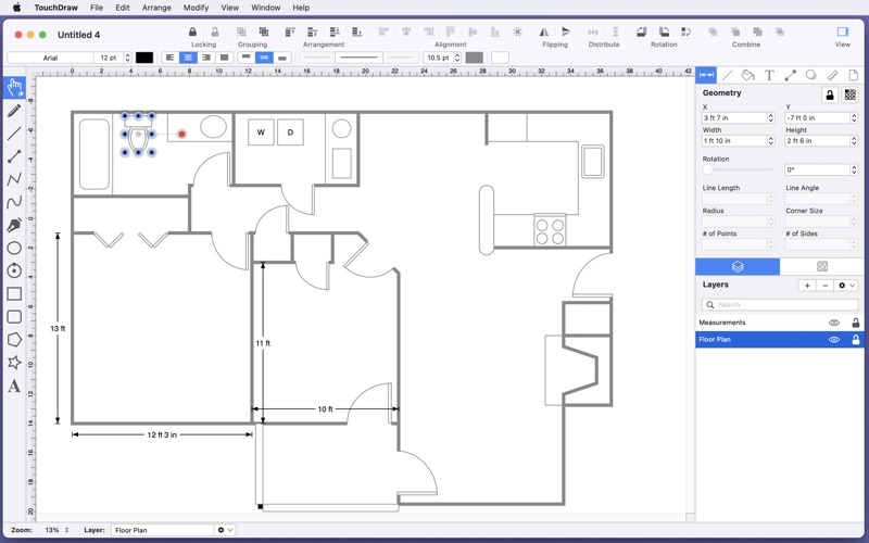 Screenshot #3 pour TouchDraw 2: Draw and Diagram