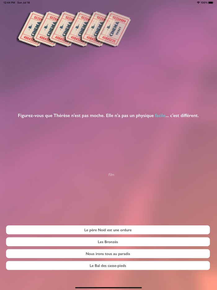 Une Réplique Un Jour