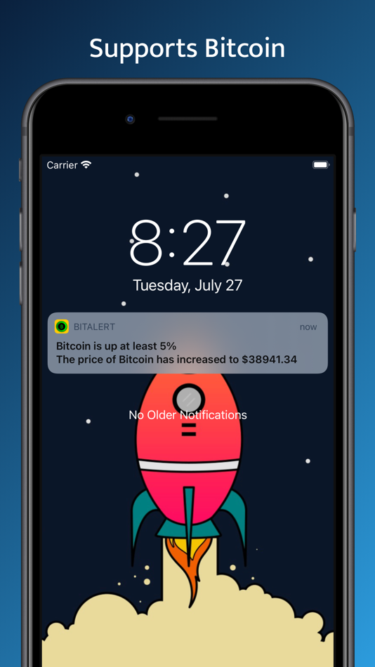 #3. BitAlert: Bitcoin, Ether Alert (iOS) 由: Renaissance Apps LLC