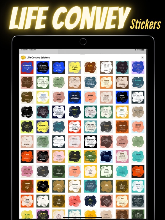 Screenshot #6 pour Life Convey Stickers