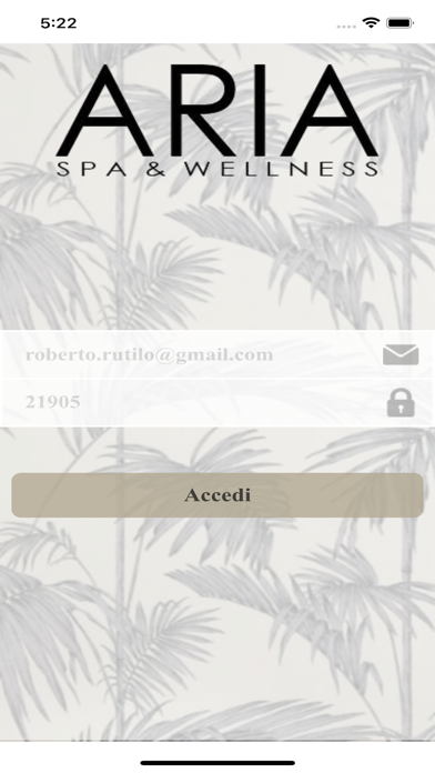 Aria SPA e Wellness Screenshot
