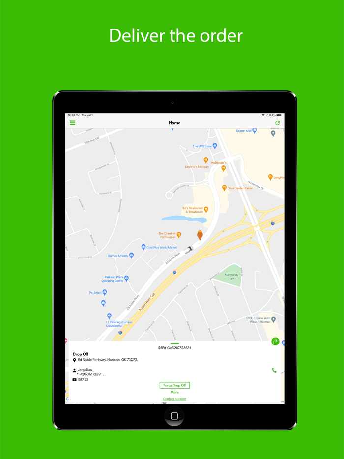 Universal Cuisines - Driver