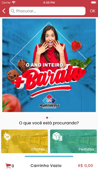 Supermercados Martinense Screenshot