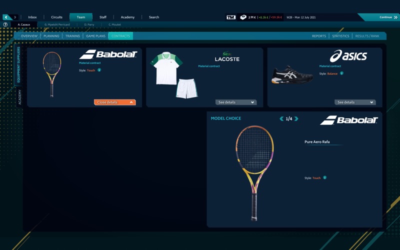 Tennis Manager 2021 Screenshot
