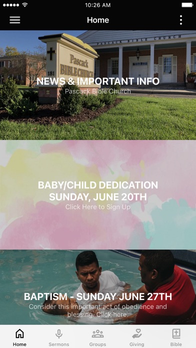 Pascack Bible Church Screenshot