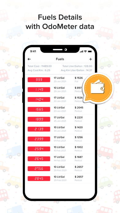 Fuel Monitor Service Reminder Screenshot