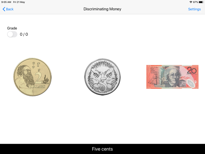 Discriminating Money AUD