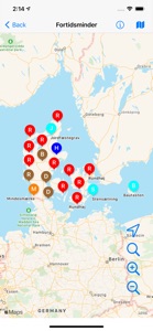 Fortidsminder i Danmark screenshot #2 for iPhone
