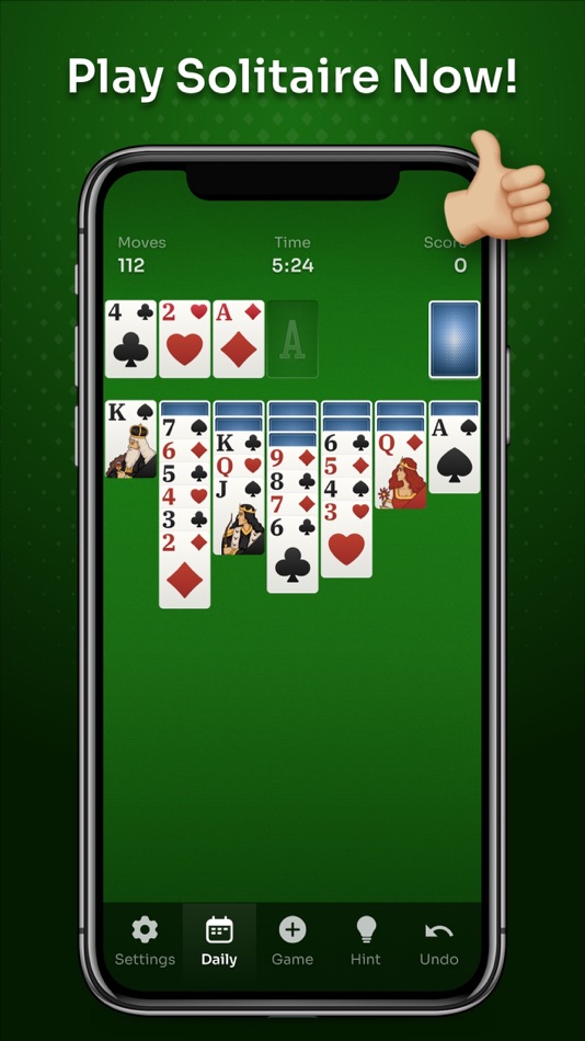 #1. Solitaire ⊛ (iOS) 由: Moonfrog