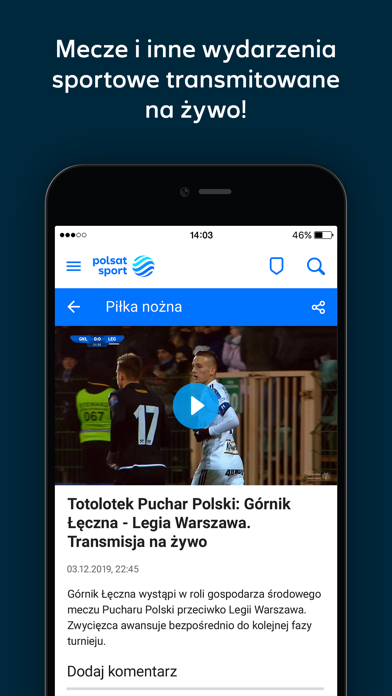 Polsat Sport Screenshot