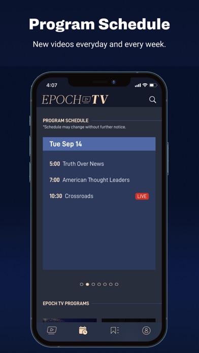 Epoch TV Screenshot