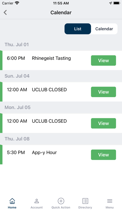 University Club Of Cincinnati Screenshot
