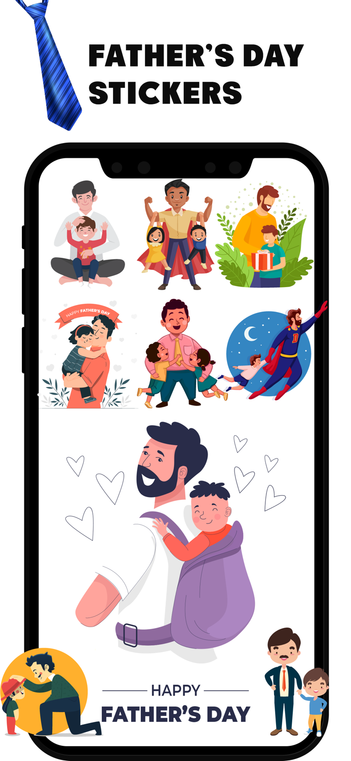 Fathers Day Stickers