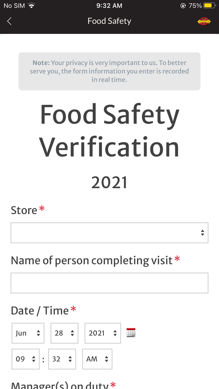 Nichols Management App