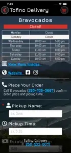 Tofino Delivery screenshot #3 for iPhone