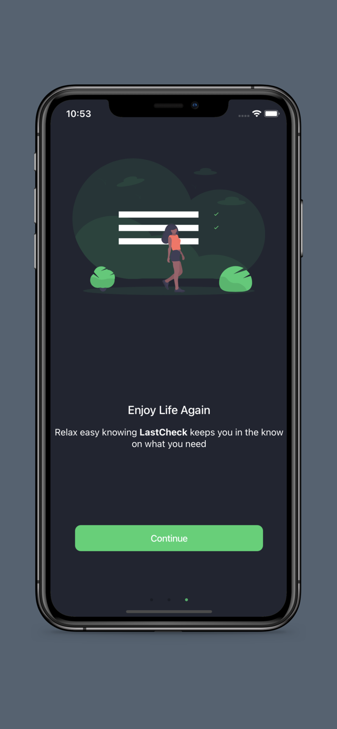 LastCheck - Location Reminder