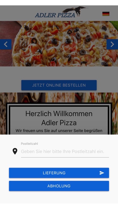 Adler Pizza Screenshot