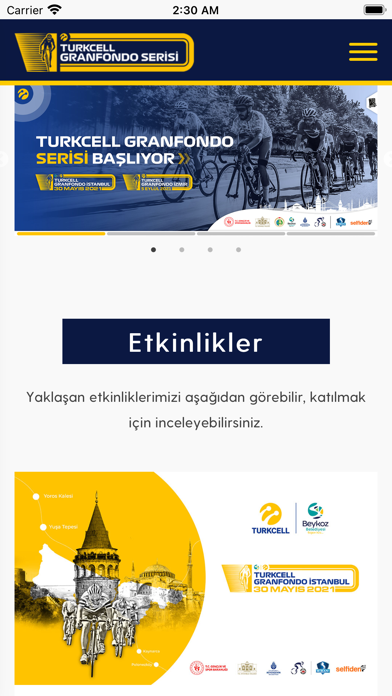 Turkcell Granfondo Serisi Screenshot