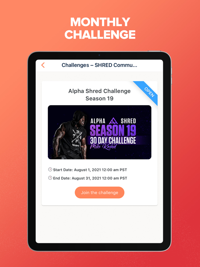 Alpha Shred Fitness Challenge