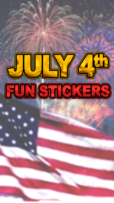 July 4th Fun Stickersのおすすめ画像4