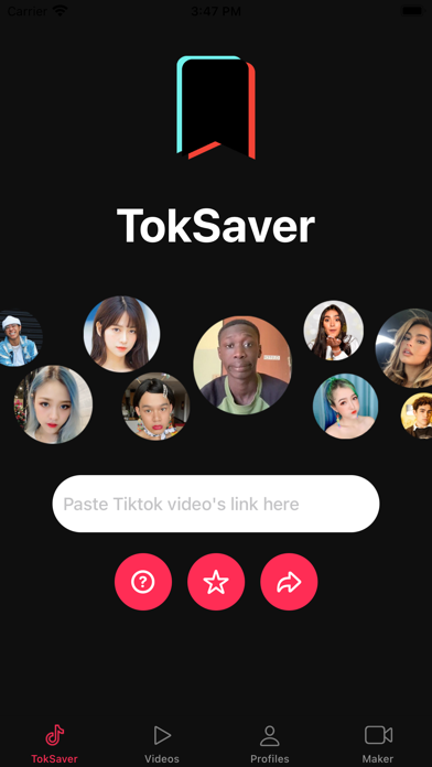 Screenshot #1 pour TokSaver - Edit TikSave Videos