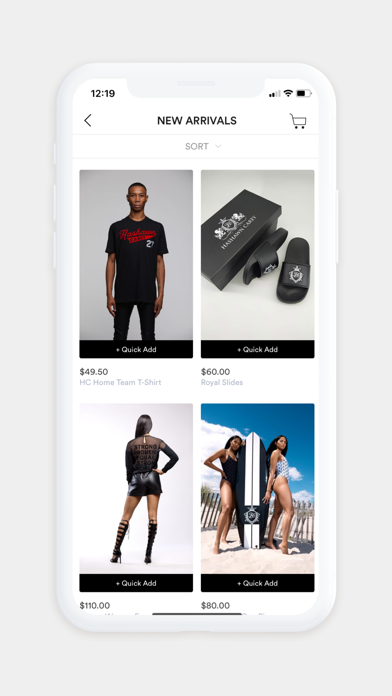 Hashawn Carey Apparel Screenshot