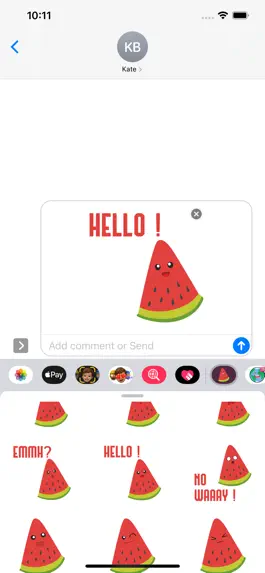 Game screenshot Watermelon Slices Pop Stickers hack