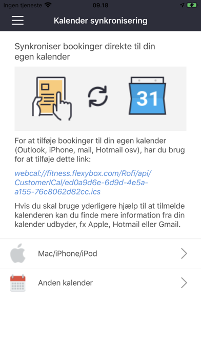ROFI-Fitness Screenshot