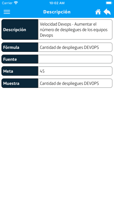 Medición y Desempeño Screenshot