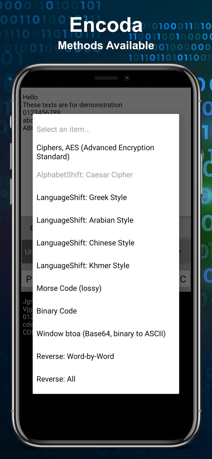 Encoda - Encrypt-Encode texts