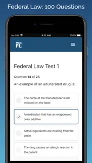 mpje florida test prep iphone screenshot 4