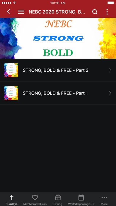 Northeast Bible Church Screenshot