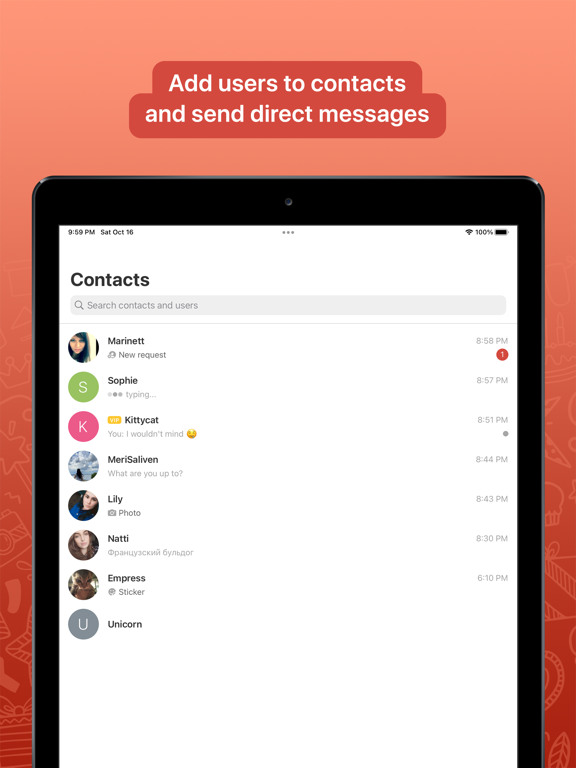 YouAndMe.chat iPad screenshot 4 - Entertainment app