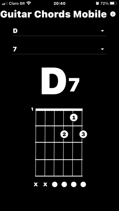Guitar Chords Mobile App Screenshot