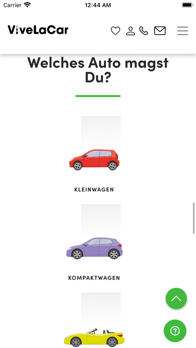 ViveLaCar Österreich Auto-Abo Screenshot