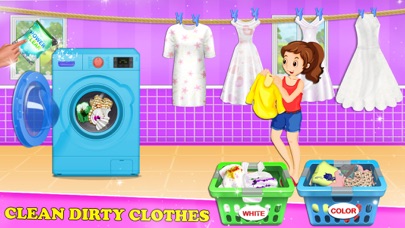 Home Cleaning Girls Game Screenshot