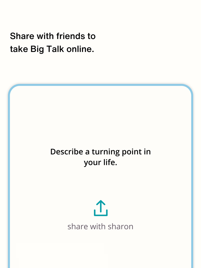 Big Talk Skip the Small Talk