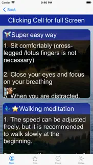 easy, quick, simple meditation iphone screenshot 2