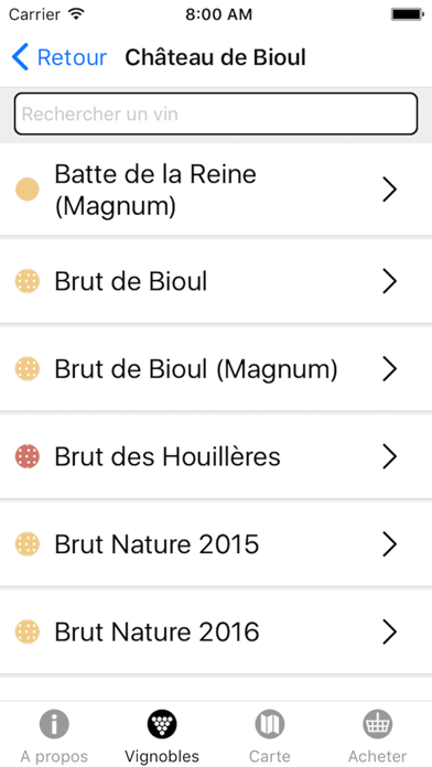 Les vignerons de Wallonie Screenshot