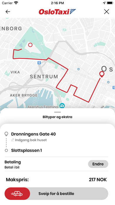 Oslo Taxi Screenshot