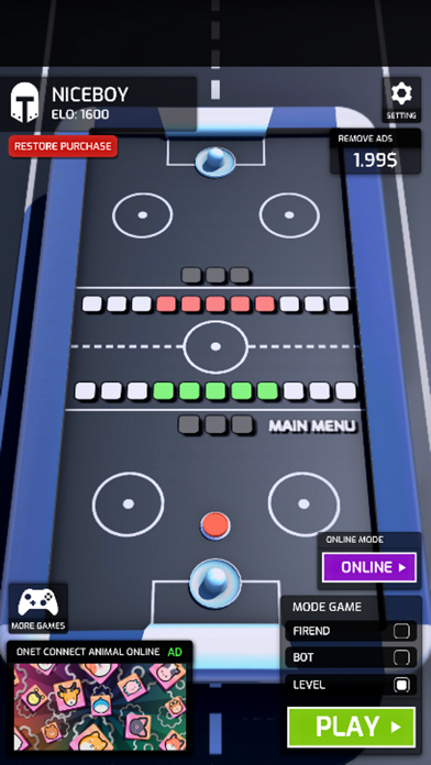 Mini Hockey 3D Online Screenshot