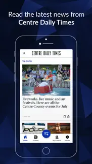 the centre daily times news iphone screenshot 1