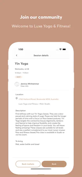 Game screenshot Luxe Yoga & Fitness hack