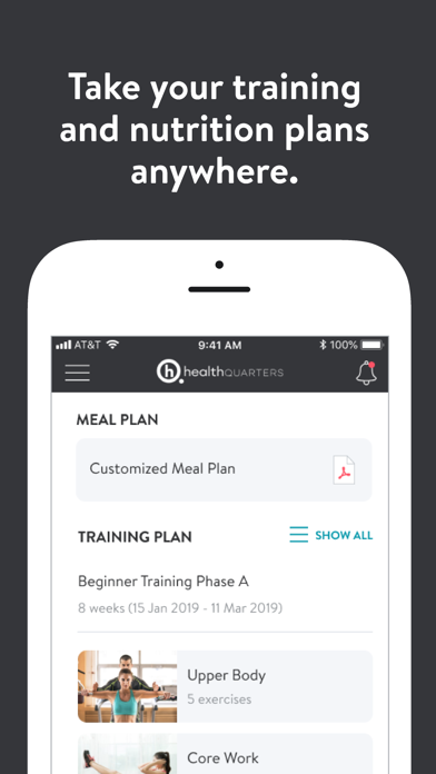 Screenshot #2 pour Health Quarters Fitness