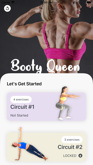 Screenshot #1 pour Booty Queen: Butt Workout App
