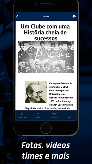 CDUL CD Universitário Lisboa Screenshot 4 - AppWisp.com CDUL CD Universitário Lisboa Screenshot 4 - AppWisp.com