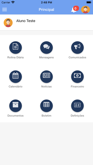 Instituto Sagrada Família Screenshot